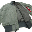 Load image into Gallery viewer, Alpha Industries Lightweight MA-1 Jacket Men's Casual Updated Version of the MA1 Flight Bomber Jacket TA0720 059 Vintage-Gray