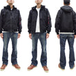 Laden Sie das Bild in den Galerie-Viewer, Alpha Industries Bonded Parka Men's Casual Military-Inspired Nylon Hooded Jacket with Rib Panel TA0722 001 Black