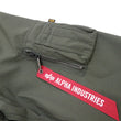 Laden Sie das Bild in den Galerie-Viewer, Alpha Industries Bonded Parka Men's Casual Military-Inspired Nylon Hooded Jacket with Rib Panel TA0722 076 Gray