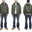 Laden Sie das Bild in den Galerie-Viewer, Alpha Industries Bonded Parka Men's Casual Military-Inspired Nylon Hooded Jacket with Rib Panel TA0722 076 Gray