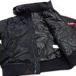 Load image into Gallery viewer, Alpha Industries Hooded Puffer Jacket TA1672 Men's Military Style Nylon Padded Jacket with Rib Panel TA1672-082 tonal-colored black camouflage pattern