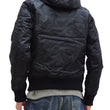 Load image into Gallery viewer, Alpha Industries Hooded Puffer Jacket TA1672 Men's Military Style Nylon Padded Jacket with Rib Panel TA1672-082 tonal-colored black camouflage pattern
