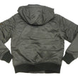 Load image into Gallery viewer, Alpha Industries Hooded Puffer Jacket TA1672 Men's Military Style Nylon Padded Jacket with Rib Panel TA1672-076 Replica-Gray