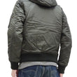 Load image into Gallery viewer, Alpha Industries Hooded Puffer Jacket TA1672 Men's Military Style Nylon Padded Jacket with Rib Panel TA1672-076 Replica-Gray