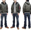 Load image into Gallery viewer, Alpha Industries Hooded Puffer Jacket TA1672 Men's Military Style Nylon Padded Jacket with Rib Panel TA1672-076 Replica-Gray
