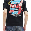 Load image into Gallery viewer, Tedman T-Shirt Men's Lucky Devil Logo Graphic Short Sleeve Tee Efu-Shokai TDSS-553 Black