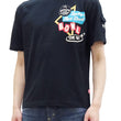 Load image into Gallery viewer, Tedman T-Shirt Men's Lucky Devil Logo Graphic Short Sleeve Tee Efu-Shokai TDSS-553 Black