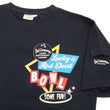 Load image into Gallery viewer, Tedman T-Shirt Men's Lucky Devil Logo Graphic Short Sleeve Tee Efu-Shokai TDSS-553 Black