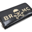 Load image into Gallery viewer, TOYS McCOY Leather Long Wallet Men's Casual The Wild One BRMC Skull Logo TMA2311 031 Black
