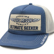 Load image into Gallery viewer, TOYS McCOY Cap Men's Casual Brand Logo Custom Patch Hat Mesh Cap Mesh Side Baseball Hat TMA2316 Saxe-Blue