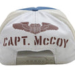 Load image into Gallery viewer, TOYS McCOY Cap Men's Casual Brand Logo Custom Patch Hat Mesh Cap Mesh Side Baseball Hat TMA2316 Saxe-Blue