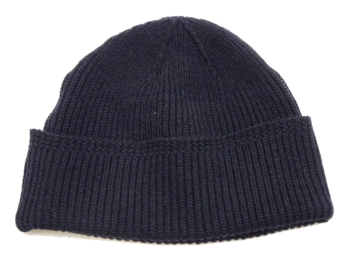 TOYS McCOY Watch Cap Men's Military Style Wool Winter Knit Hat TMA2318 140  Navy-Blue