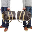 Laden Sie das Bild in den Galerie-Viewer, TOYS McCOY Bag Aviators Kit Bag Men's Steve McQueen Leather Duffle Bag TMA2320 Drak-Brown