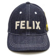 Load image into Gallery viewer, TOYS McCOY Denim Cap Men's Felix the Cat Denim Baseball Hat TMA2401 Deep Blue Indigo