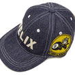 Load image into Gallery viewer, TOYS McCOY Denim Cap Men's Felix the Cat Denim Baseball Hat TMA2401 Deep Blue Indigo