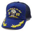 Load image into Gallery viewer, TOYS McCOY Cap Men's Casual 1969 Snoopy Astronaut Mesh Cap Mesh Back Baseball Hat TMA2403 Navy-Blue