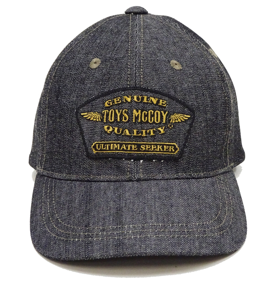 TOYS McCOY Denim Cap Men's Brand Logo Embroidered Patch