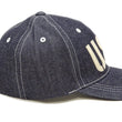 Load image into Gallery viewer, TOYS McCOY Denim Cap Men's Snoopy x USN Denim Baseball Hat TMA2410 Deep Blue Indigo