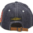 Load image into Gallery viewer, TOYS McCOY Denim Cap Men's Snoopy x USN Denim Baseball Hat TMA2410 Deep Blue Indigo