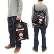 Laden Sie das Bild in den Galerie-Viewer, TOYS McCOY Bag Men's Casual Astronaut Snoopy Nylon Shoulder Bag Inspired by USAF Military Helmet Bag TMA2411 030 Black