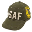 Load image into Gallery viewer, TOYS McCOY Cap Men's Casual USAF Military Patch Custom Cotton Oxford No-Mesh Baseball Cap TMA2412 Olive