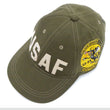 Load image into Gallery viewer, TOYS McCOY Cap Men's Casual USAF Military Patch Custom Cotton Oxford No-Mesh Baseball Cap TMA2412 Olive