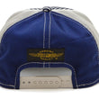 Load image into Gallery viewer, TOYS McCOY Hickory Striped Trucker Hat Men's Casual Embroidered Patch Baseball Cap with Mesh Side Panels TMA2413