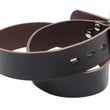 Load image into Gallery viewer, TOYS McCOY Men's Casual Leather Belt - 38mm Wide, 4mm Thick Steerhide Garrison Belt with Square Single Pin Buckle TMA2414 030 Black