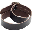 Load image into Gallery viewer, TOYS McCOY Men's Casual Leather Belt - 38mm Wide, 4mm Thick Steerhide Garrison Belt with Square Single Pin Buckle TMA2414 030 Black