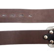 Load image into Gallery viewer, TOYS McCOY Men's Casual Leather Belt - 38mm Wide, 4mm Thick Steerhide Garrison Belt with Square Single Pin Buckle TMA2414 030 Black