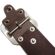 Load image into Gallery viewer, TOYS McCOY Men's Casual Leather Belt - 38mm Wide, 4mm Thick Steerhide Garrison Belt with Square Single Pin Buckle TMA2414 030 Black