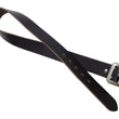 Load image into Gallery viewer, TOYS McCOY Men's Casual Leather Belt - 38mm Wide, 4mm Thick Steerhide Garrison Belt with Square Single Pin Buckle TMA2414 030 Black