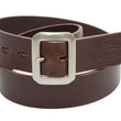 Load image into Gallery viewer, TOYS McCOY Men's Casual Leather Belt - 38mm Wide, 4mm Thick Steerhide Garrison Belt with Square Single Pin Buckle TMA2414 050 Brown