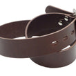 Load image into Gallery viewer, TOYS McCOY Men's Casual Leather Belt - 38mm Wide, 4mm Thick Steerhide Garrison Belt with Square Single Pin Buckle TMA2414 050 Brown