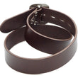 Load image into Gallery viewer, TOYS McCOY Men's Casual Leather Belt - 38mm Wide, 4mm Thick Steerhide Garrison Belt with Square Single Pin Buckle TMA2414 050 Brown
