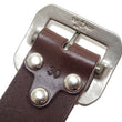 Load image into Gallery viewer, TOYS McCOY Men's Casual Leather Belt - 38mm Wide, 4mm Thick Steerhide Garrison Belt with Square Single Pin Buckle TMA2414 050 Brown