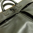 Laden Sie das Bild in den Galerie-Viewer, TOYS McCOY Men's Leather Shoulder Bag - U.S. Air Force Helmet Bag Style - TMA2418, 030 Black Horsehide x Nickel Zipper