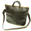 Laden Sie das Bild in den Galerie-Viewer, TOYS McCOY Men's Leather Shoulder Bag - U.S. Air Force Helmet Bag Style - TMA2418, 050 Brown Horsehide x Brass Zipper