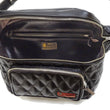 Load image into Gallery viewer, TOYS McCOY Bag Men's Casual Genuine Horsehide Quilted Leather Sling Bag Waist Pack TMA2421 Black 030 Black