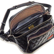 Load image into Gallery viewer, TOYS McCOY Bag Men's Casual Genuine Horsehide Quilted Leather Sling Bag Waist Pack TMA2421 Black 030 Black