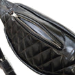 Laden Sie das Bild in den Galerie-Viewer, TOYS McCOY Bag Men's Casual Genuine Horsehide Quilted Leather Sling Bag Waist Pack TMA2422 030 Black