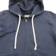 Load image into Gallery viewer, TOYS McCOY Plain Zip-Up Hoodie Men's Vintage Inspired Solid Zip Hooded Sweatshirt TMC2468 141 Faded-Bluish-Gray