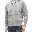 Load image into Gallery viewer, TOYS McCOY Plain Zip-Up Hoodie Men's Vintage Inspired Solid Zip Hooded Sweatshirt TMC2468 020 Gray