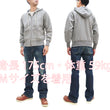 Load image into Gallery viewer, TOYS McCOY Plain Zip-Up Hoodie Men's Vintage Inspired Solid Zip Hooded Sweatshirt TMC2468 020 Gray