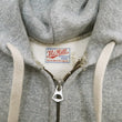Load image into Gallery viewer, TOYS McCOY Plain Zip-Up Hoodie Men's Vintage Inspired Solid Zip Hooded Sweatshirt TMC2468 020 Gray