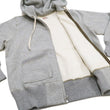Load image into Gallery viewer, TOYS McCOY Plain Zip-Up Hoodie Men's Vintage Inspired Solid Zip Hooded Sweatshirt TMC2468 020 Gray