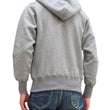 Load image into Gallery viewer, TOYS McCOY Plain Zip-Up Hoodie Men's Vintage Inspired Solid Zip Hooded Sweatshirt TMC2468 020 Gray