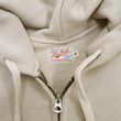 Load image into Gallery viewer, TOYS McCOY Plain Zip-Up Hoodie Men's Vintage Inspired Solid Zip Hooded Sweatshirt TMC2468 040 Sand-Beige