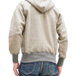 Load image into Gallery viewer, TOYS McCOY Plain Zip-Up Hoodie Men's Vintage Inspired Solid Zip Hooded Sweatshirt TMC2468 040 Sand-Beige