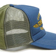 Load image into Gallery viewer, TOYS McCOY Side Mesh Cap Men's Casual Embroidered Graphic Baseball Cap / Trucker Cap with a Slightly Curved Brim and Snapback Adjuster TMA2503 Grayish-Blue x Olive